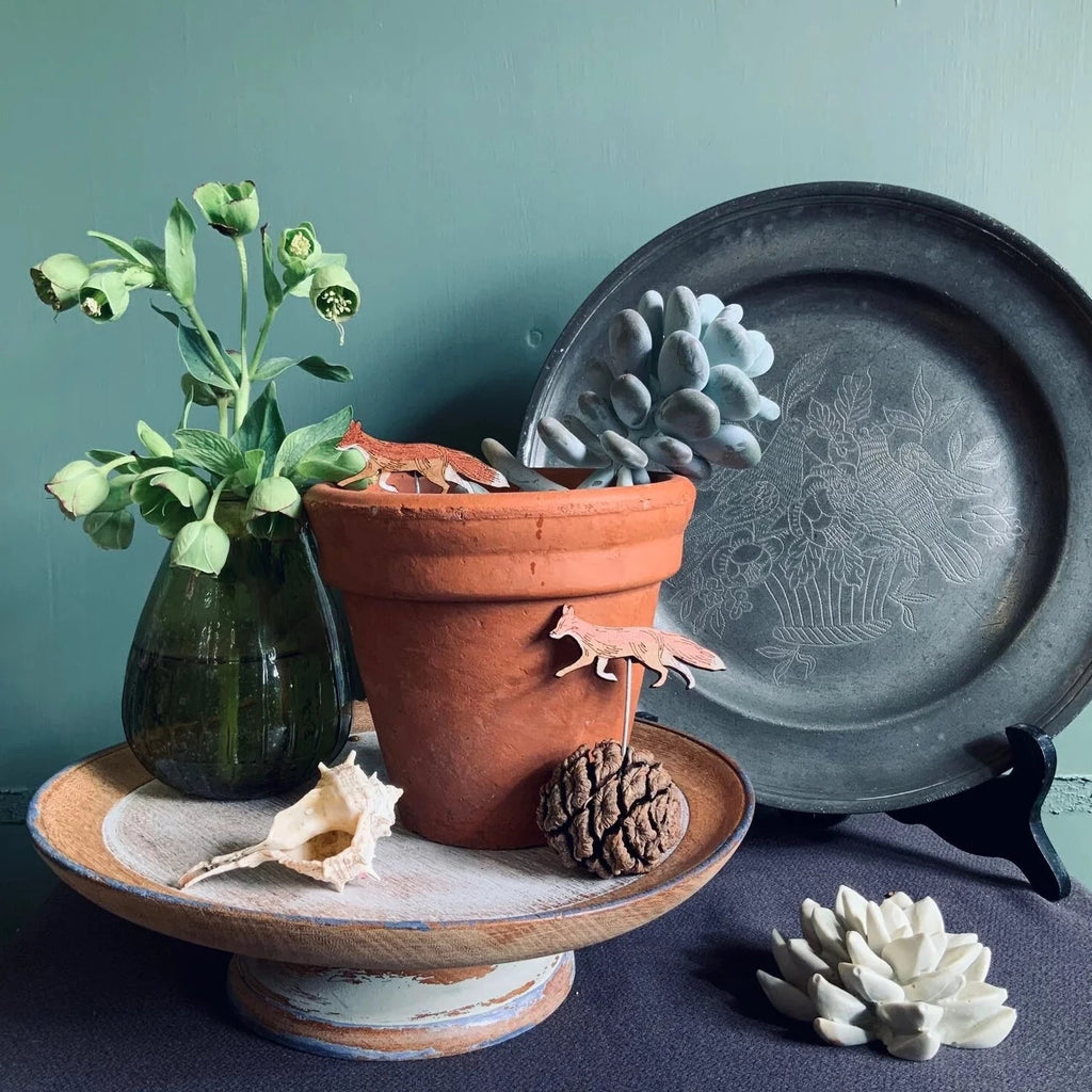 Fox Plant Pot Companions from Lily Faith for sale at Mostyn