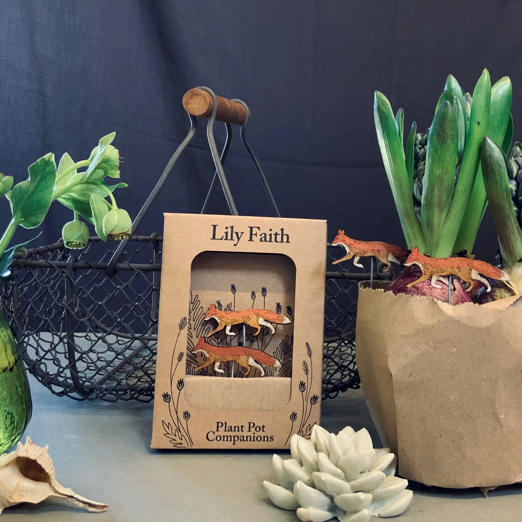 Fox Plant Pot Companions from Lily Faith for sale at Mostyn