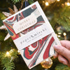 Free Spirit Festive Mix Hand Marbled Christmas Card from Paper Mirchi for sale at Mostyn