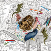 Dinosaur Giant Colouring In Poster Tablecloth from Eggnogg Colour In for sale at Mostyn