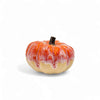 A Ceramic Pumpkin Small Drippy Autumn Orange from Glosters Pottery for sale at Mostyn.