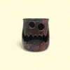 A Mini Raku Autumn Ceramic Candle Halloween Lantern from Glosters Pottery for sale at Mostyn.