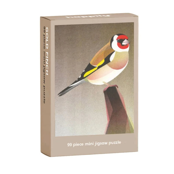 Gold Finch 99 Piece Mini Jigsaw Puzzle from Happily Puzzles for sale at Mostyn