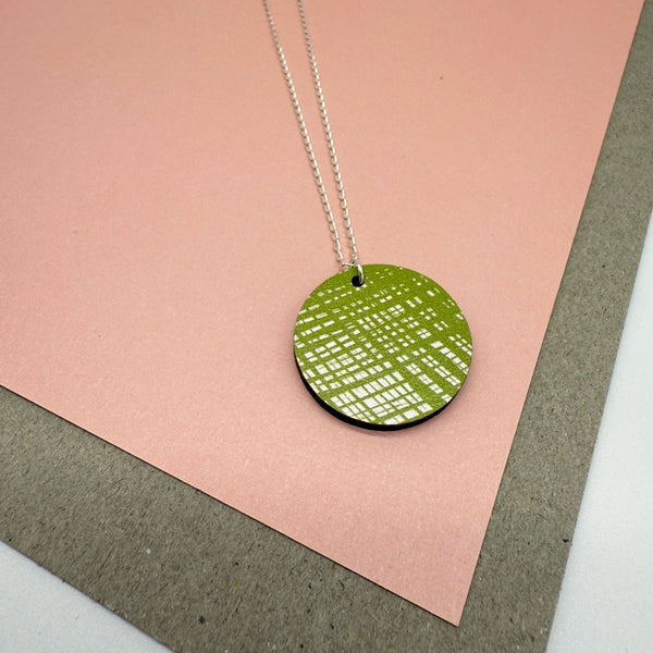 Green Doodle Necklace from Deryn for sale at Mostyn