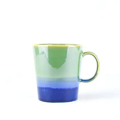 Hand Glazed Ceramic Mug Blues and Greens From SGW Lab for sale at Mostyn