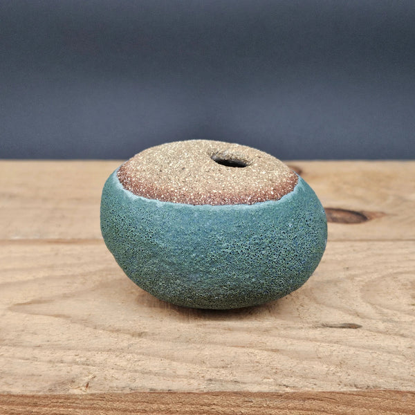 Handcrafted Ceramic Pebble Pot Vase from Gary Edwards for sale at Mostyn