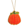 Handcrafted Embroidered Pumpkin Decoration by Sass and Belle for sale at Mostyn