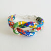 Handcrafted Margaret Annie Liberty Print Fabric Adjustable Reef Knot Bracelet from Bunny Bosworth for sale at Mostyn