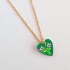 Heart Floral Charm Necklace by natalie Lea Owen for sale at Mostyn
