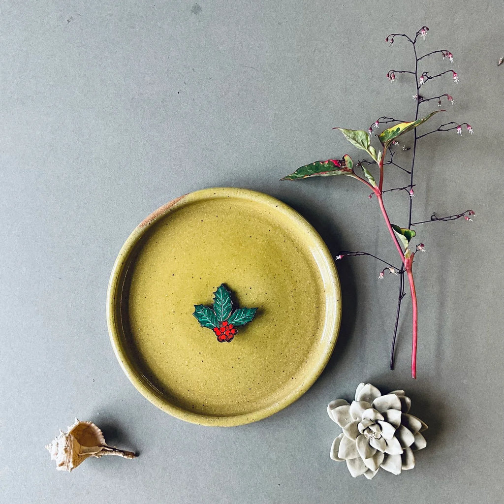 Holly Mini Pin Brooch from Lily Faith for sale at Mostyn