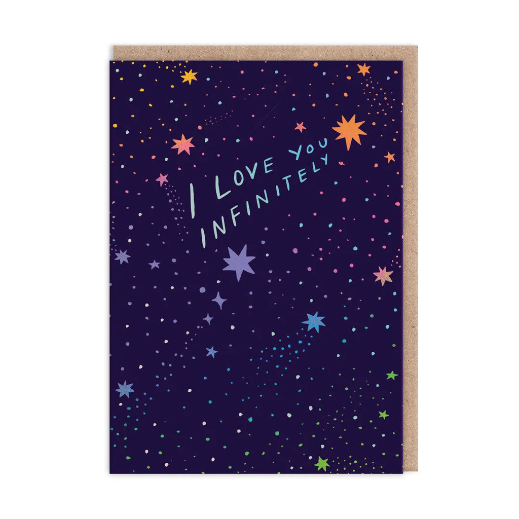 I Love You Infinitely Starry Night Valentine's Day Card  from Ohh Deer for sale at Mostyn