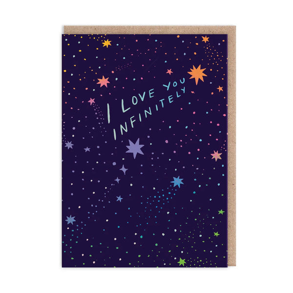 I Love You Infinitely Starry Night Valentine's Day Card  from Ohh Deer for sale at Mostyn
