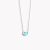 Turquoise Maggie Heart Shaped Pendant Necklace from Koa Jewellery for sale at Mostyn