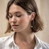 Turquoise Maggie Heart Shaped Drop Earrings from Koa Jewellery for sale at Mostyn