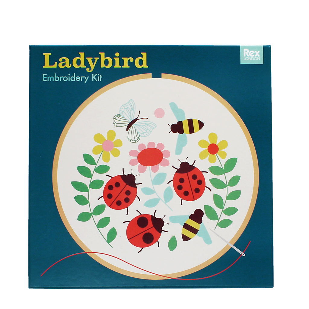 Ladybird Embroidery Craft Kit from Rex London for sale at Mostyn