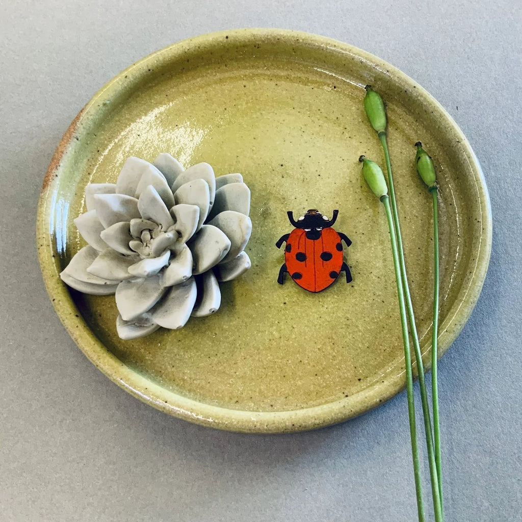 Ladybird Mini Pin Brooch from Lily Faith for sale at Mostyn
