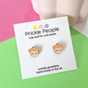 Laser Cut Kawaii Acorn Stud Earrings from Prickle People for sale at Mostyn