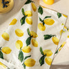Lemons 100% Cotton Tea Towel by The Moonlit Press for sale at mostyn 
