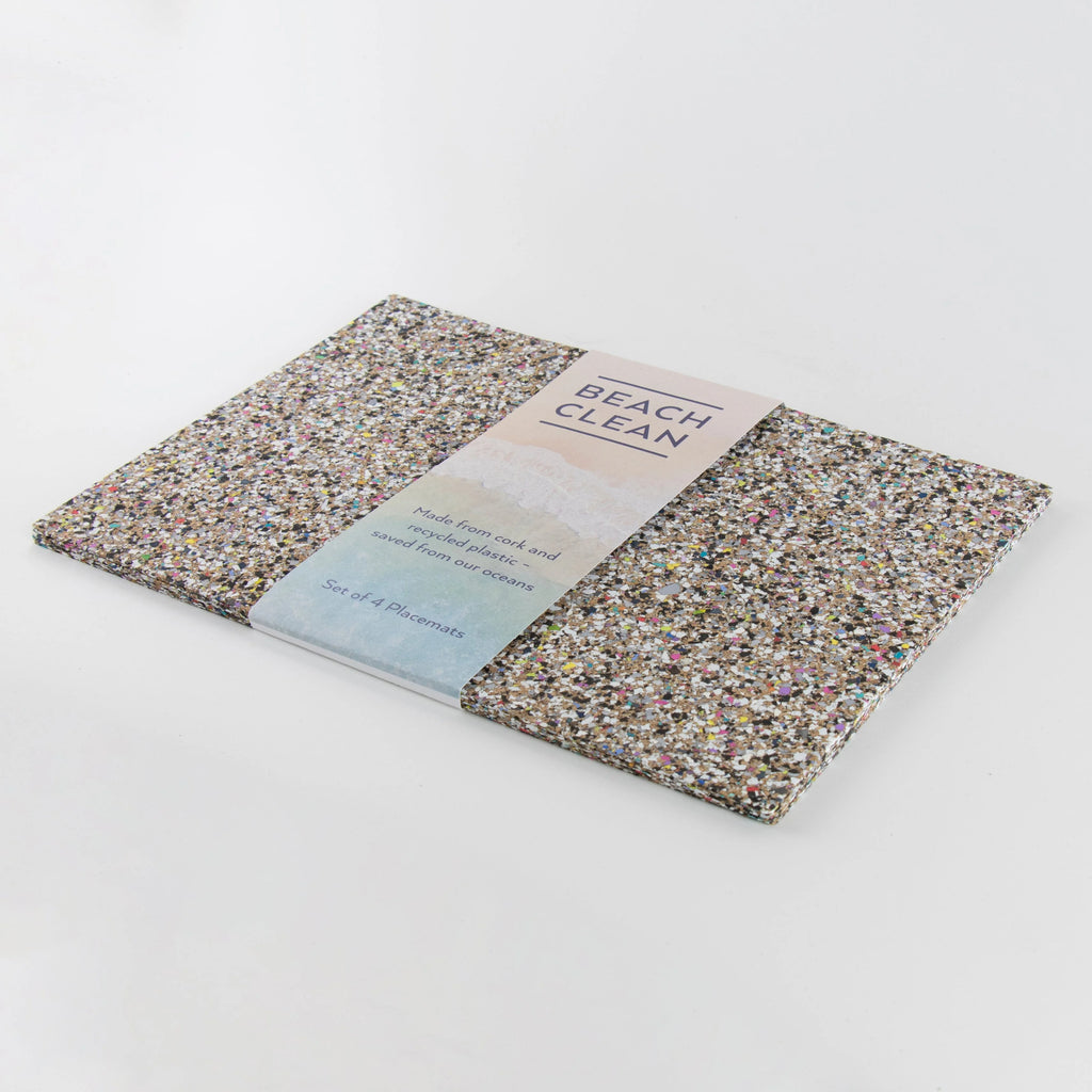 A Beach Clean Rectangle Placemats Set from Liga for sale at Mostyn.