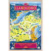 Llandudno Town Map Railway Poster Wooden Postcard from The Wooden Postcard Company for sale at Mostyn