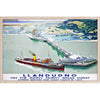 Llandudno on the Sunny North Wales Coast Wooden Postcard from The Wooden Postcard Company for sale at Mostyn