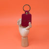 Magenta Leather Boob Key Fob Keyring from Ark Colour Design for sale at Mostyn