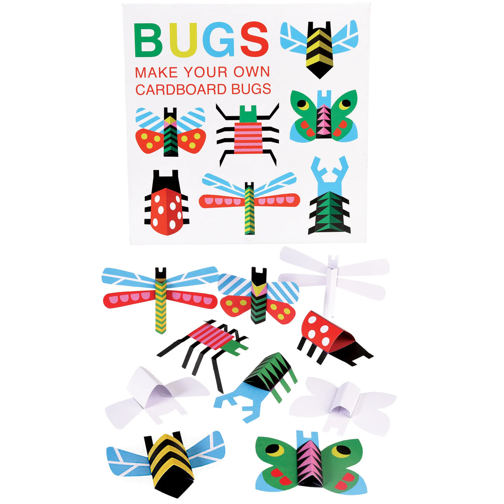 Make Your Own Cardboard Bugs Origami Craft Kit from Rex London for sale at Mostyn