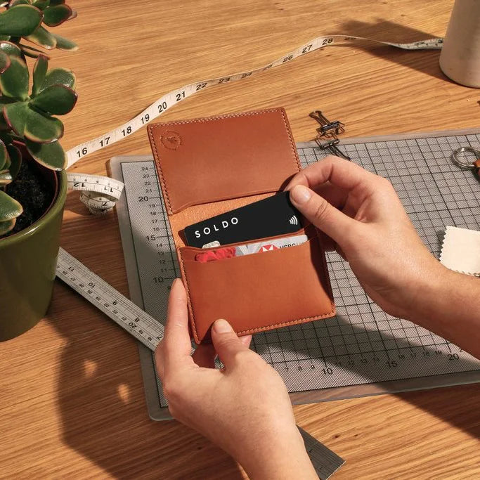 Make Your Own Leather Cardholder DIY Craft Kit from Artisans for sale at Mostyn
