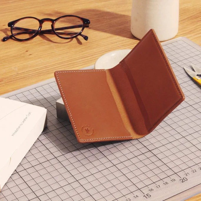 Make Your Own Leather Cardholder DIY Craft Kit from Artisans for sale at Mostyn