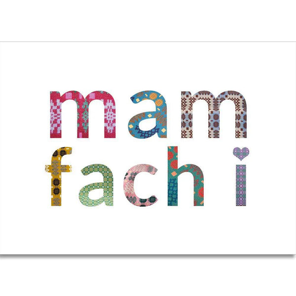 Mam Fach i Welsh Mother's Day Card from The Welsh Gift Shop for sale at Mostyn