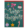 Merry Christmas Bauble Tree Christmas Card from Raspberry Blossom for sale at Mostyn