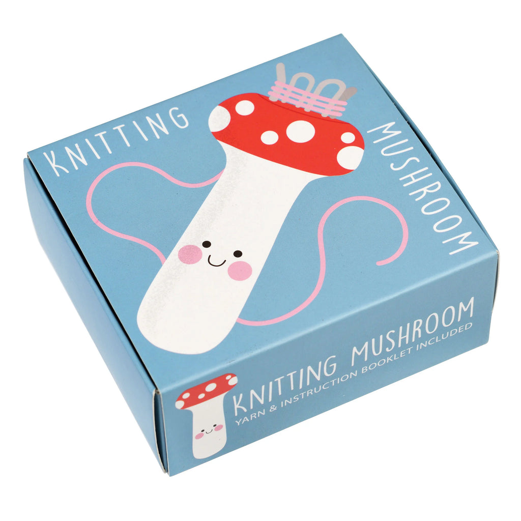 Mushroom French Knitting Craft Kit from Rex London for sale at Mostyn