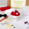 Mushroom Toadstool Keyring Crochet Craft Kit by Rex London for sale at Mostyn