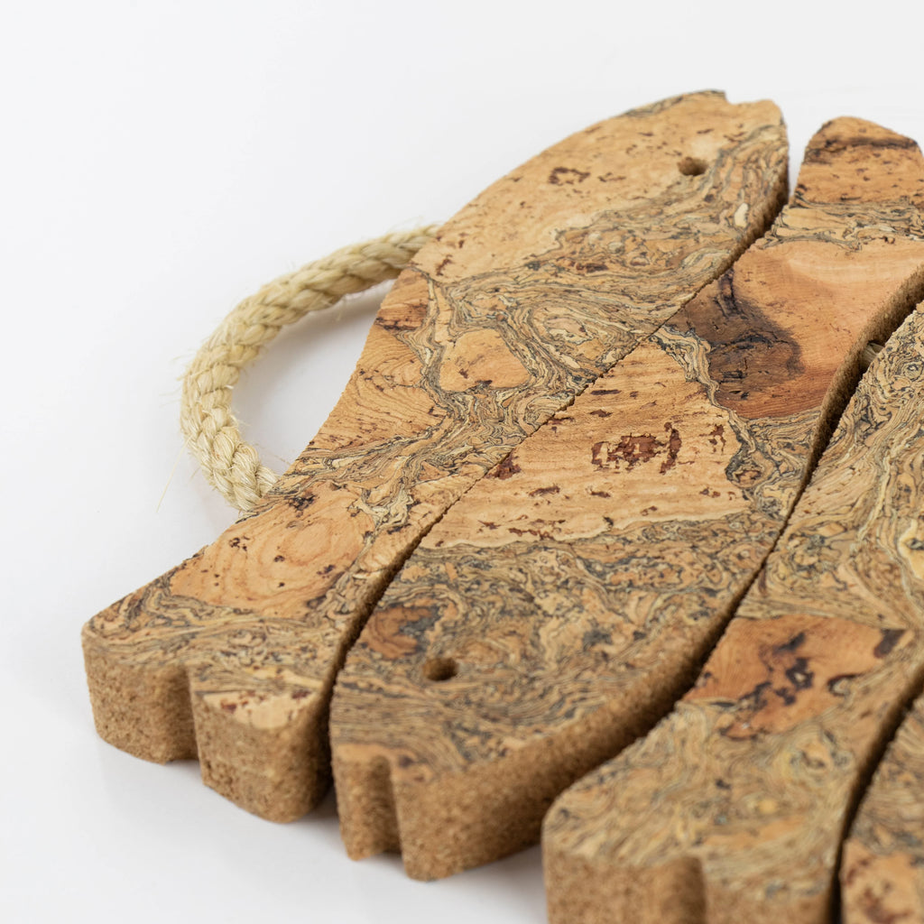 Natural Cork Five Fish Trivet from Liga for sale at Mostyn 6