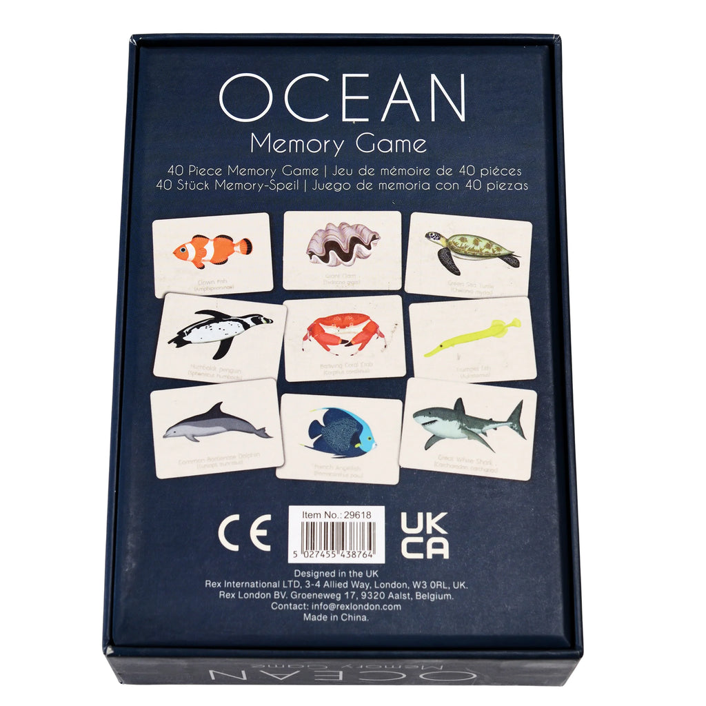 Ocean Memory Card Game from Rex London for sale at Mostyn