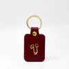 Oxblood Leather Willy Key Fob Keyring by Ark Colour Design for sale at Mostyn