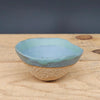 Pale Blue Handcrafted Stoneware Ceramic Pinch Pot from Gary Edwards for sale at Mostyn