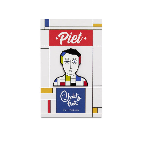 Piet Enamel Pin from Chatty Feet for sale at Mostyn