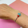 Pink Beads Wrap Bracelet from Deryn for sale at Mostyn
