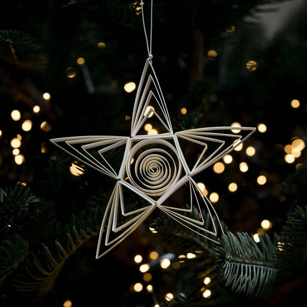 Quilled Pollux Star Paper Hanging Christmas Decoration from Bollywood Christmas for sale at Mostyn