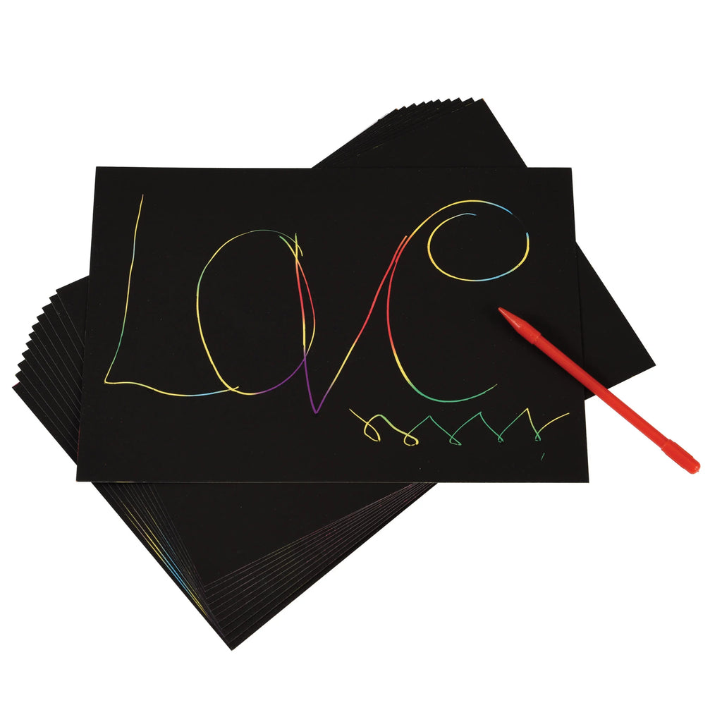Rainbow Scratch Art Kit from Rex London for sale at Mostyn