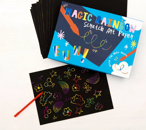 Rainbow Scratch Art Kit from Rex London for sale at Mostyn