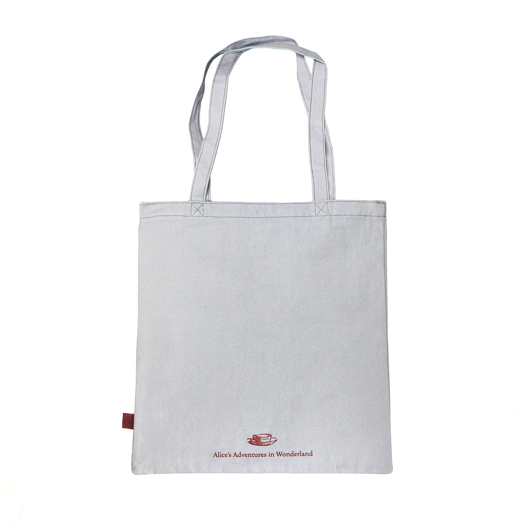 Recycled Cotton Alice in Wonderland Tote Bag from Half Moon Bay for sale at Mostyn
