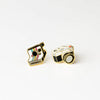 Retro Cameras Stud Earrings from Yellow Owl Workshop for sale at Mostyn