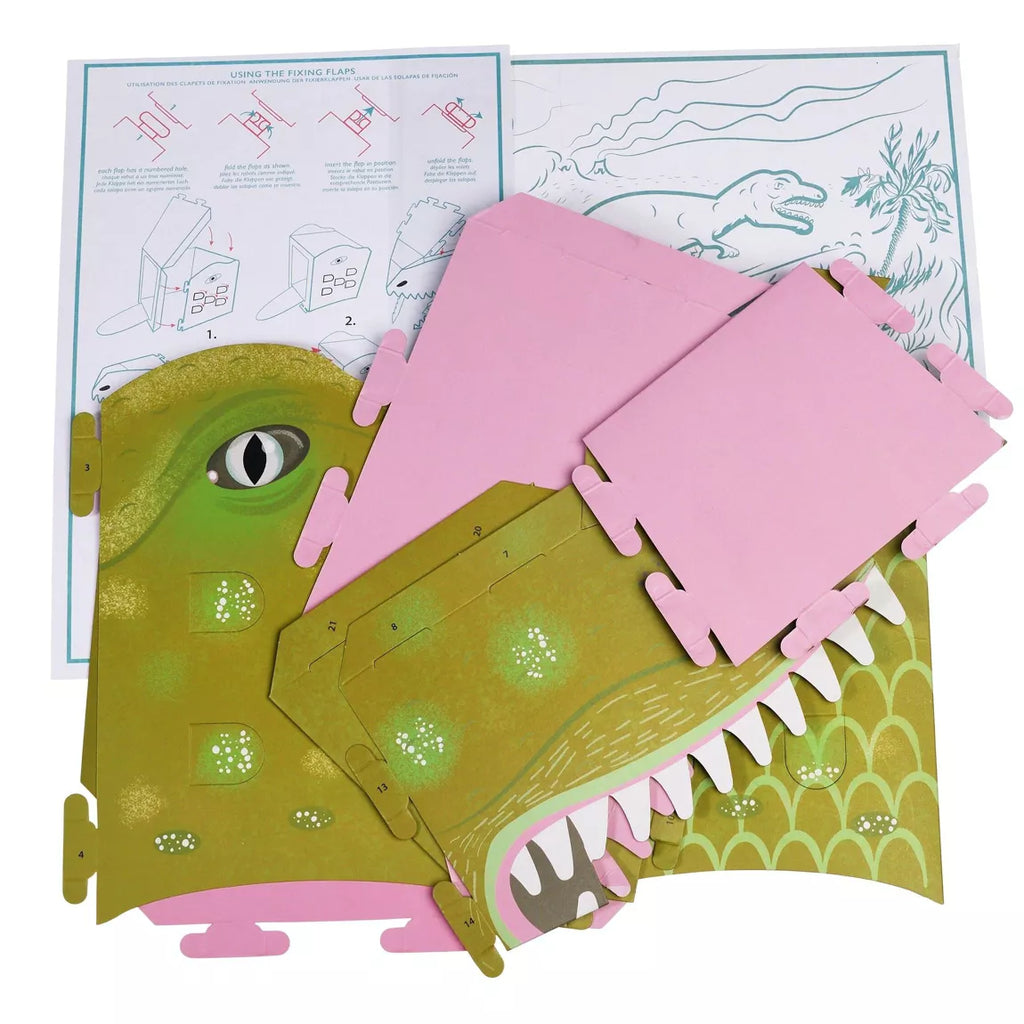 Make your own Dinosaur Head Activity Kit from Rex London for sale at Mostyn