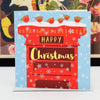 Robins on a Postbox Christmas Card from Claire Giles Cards for sale at Mostyn