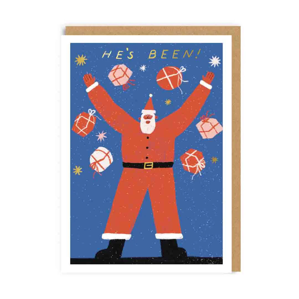 Snowman Santa and Christmas Tree Christmas Card Set from Ohh Deer for sale at Mostyn