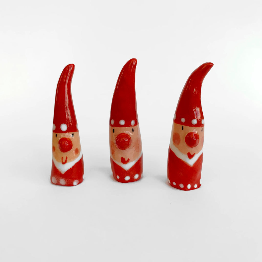 Santa Handcrafted Christmas Figurine from Miss Marple Makes for sale at Mostyn