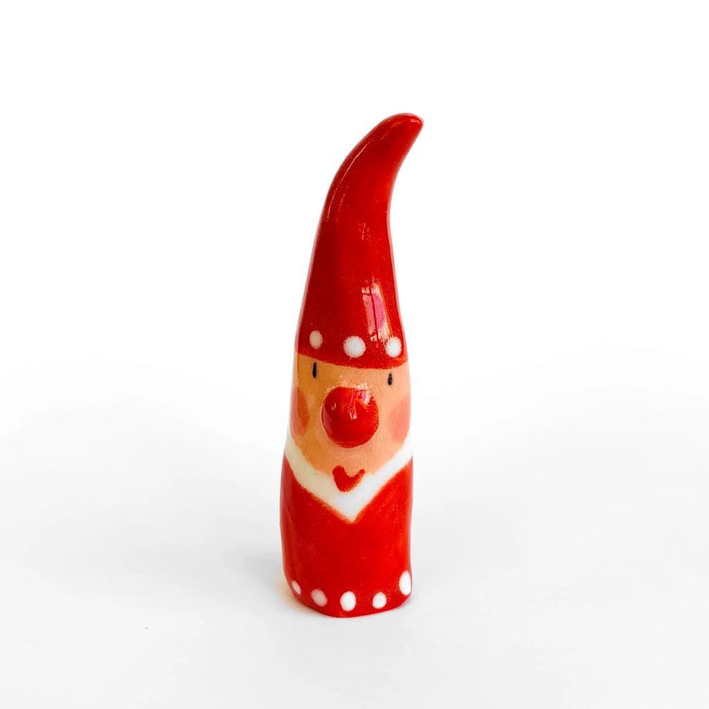 Santa Handcrafted Christmas Figurine from Miss Marple Makes for sale at Mostyn