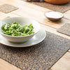 Set of 4 Rectangle Dash Recycled Rubber and Cork Placemats from LIGA for sale at Mostyn 4